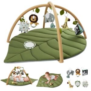 Oversize Leaf-Shaped Baby Play Gym