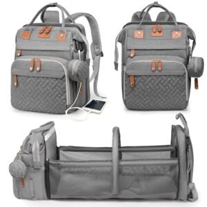 Waterproof Diaper Bag Backpack with USB
